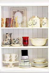 white kitchen cupboard